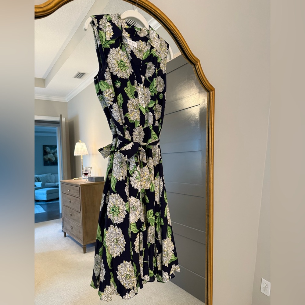 Hobbs London Blue Floral Dress (Worn Once)